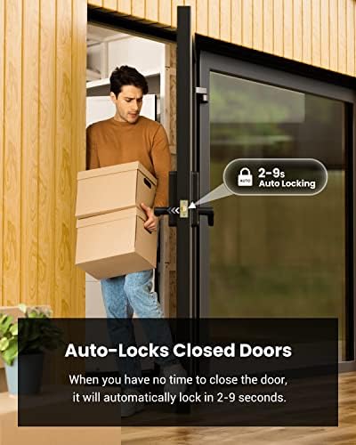 Smart Lock, Proscenic Keyless Entry Door Lock with Handle, Fingerprint Door Locks Support WiFi & Bluetooth, Touchscreen Electronic Door Locks with Keypads for Front Door, Bedroom, Home, Hotel, Airbnb - Image 5