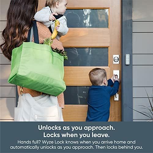 Wyze Lock WiFi & Bluetooth Enabled Smart Door Lock, Wireless & Keyless Entry, works with Amazon Alexa & Google Assistant, Fits on Most Deadbolts, Includes Wyze Gateway - A Certified for Humans Device - Image 3